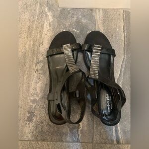 Comfort Plus Shoes By Predictions Women's Black Swanky SIZE 9